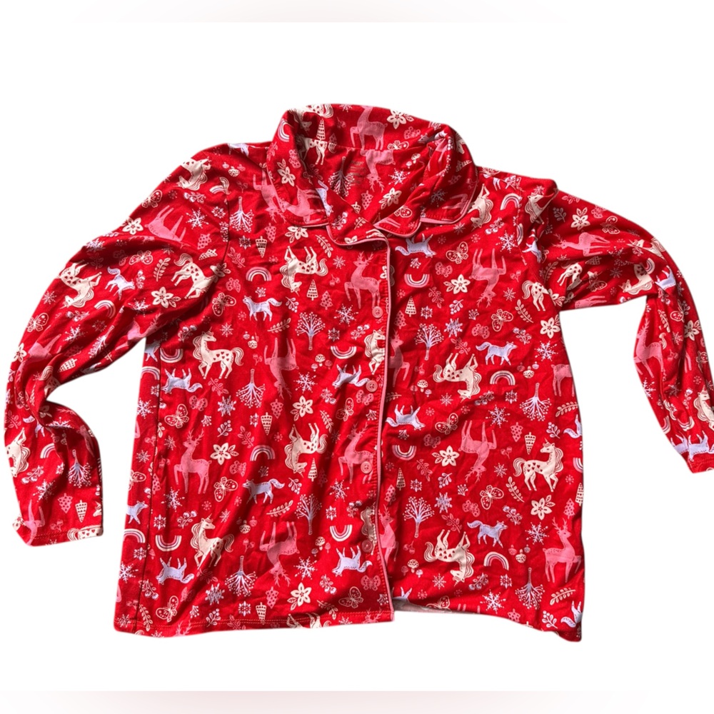 Red Holiday Pajama Set